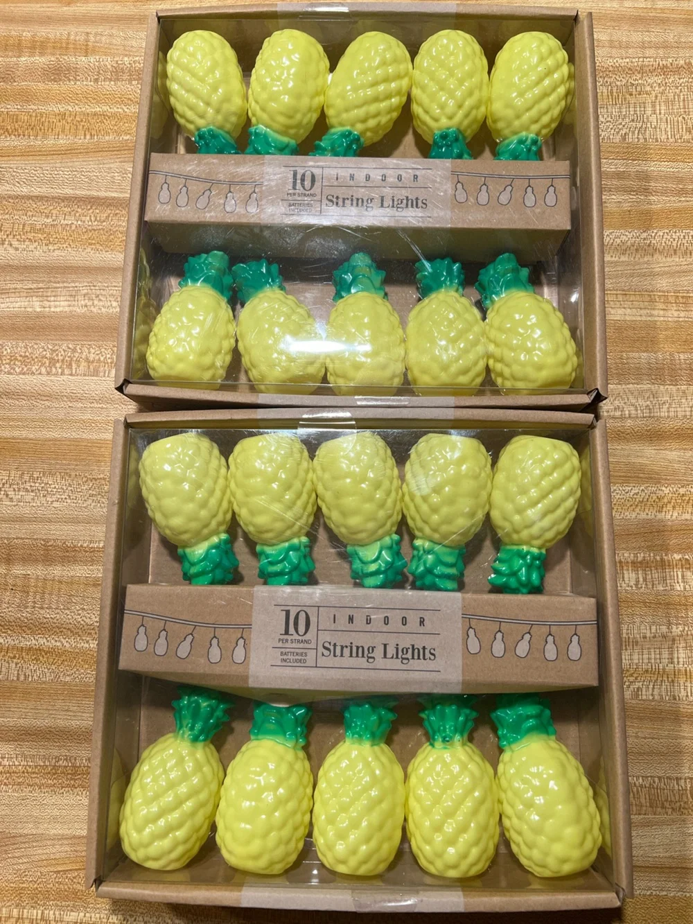 Pineapple String Lights - Yellow & Green